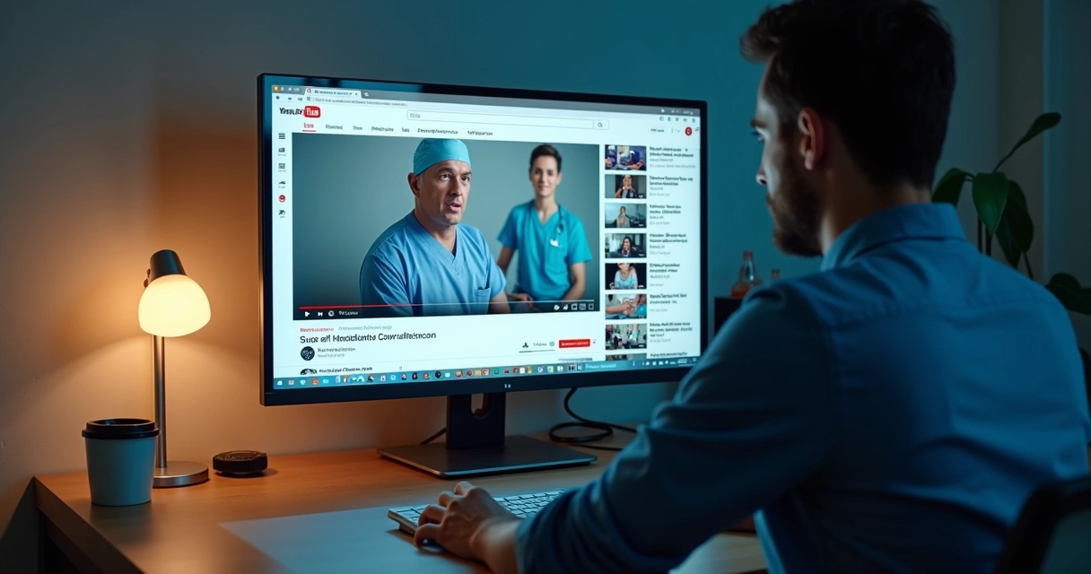 Página do YouTube com anúncios genéricos exibidos 