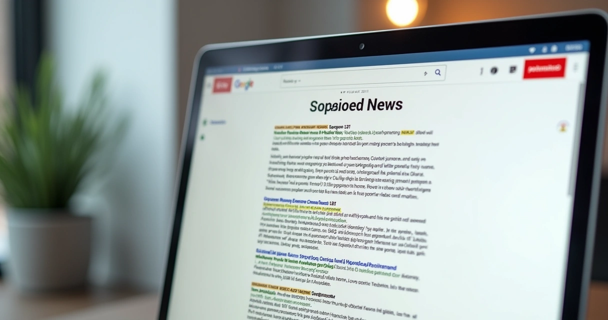 Anúncios nativos integrados no conteúdo de um site 