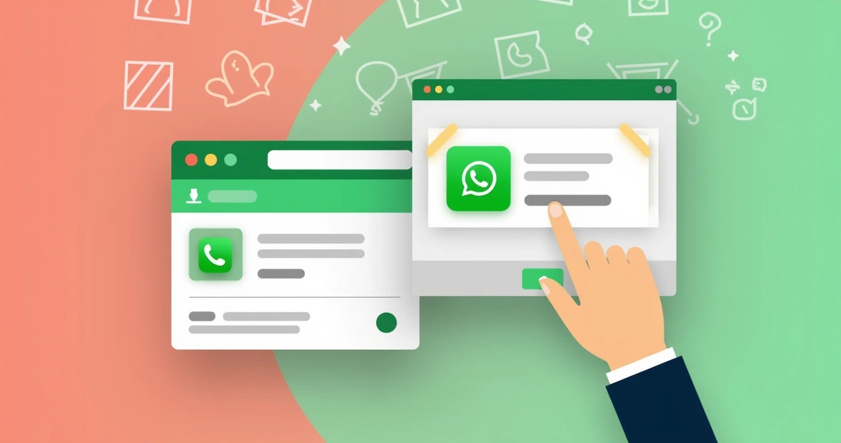 Anúncio no Instagram direcionando para chat no WhatsApp