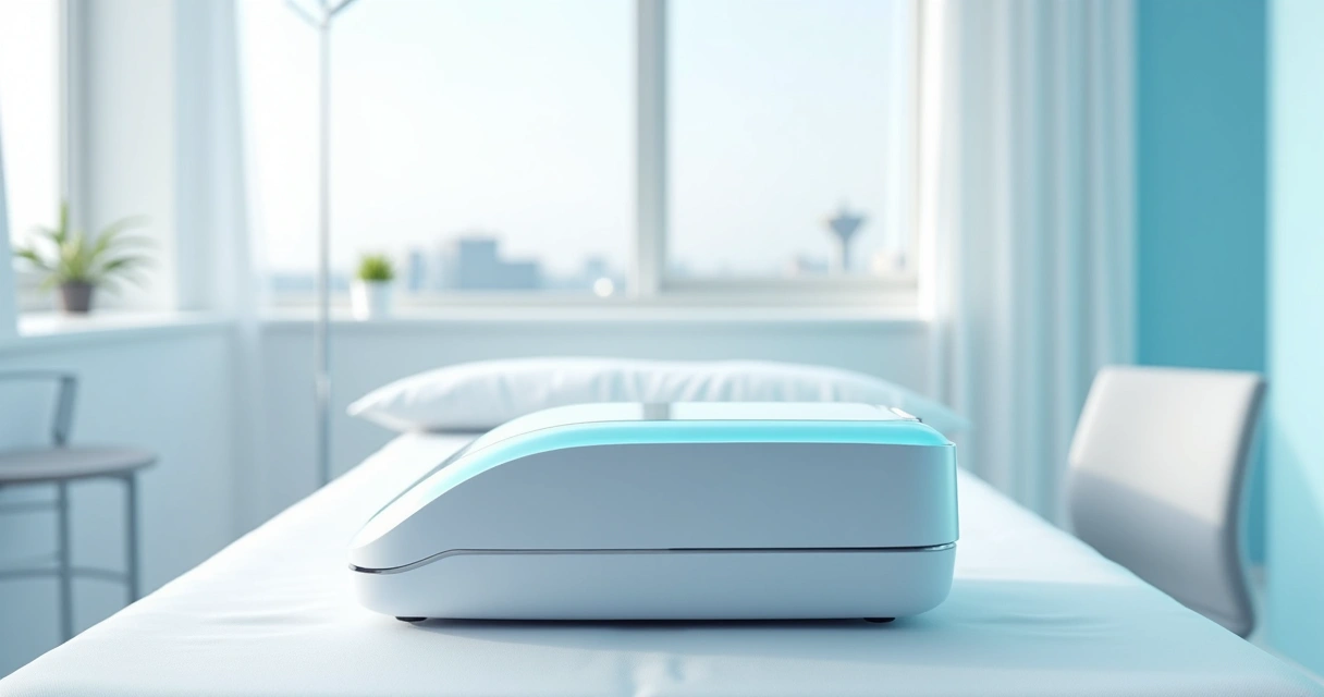 Equipamento moderno de plasma fracionado em clínica estética 