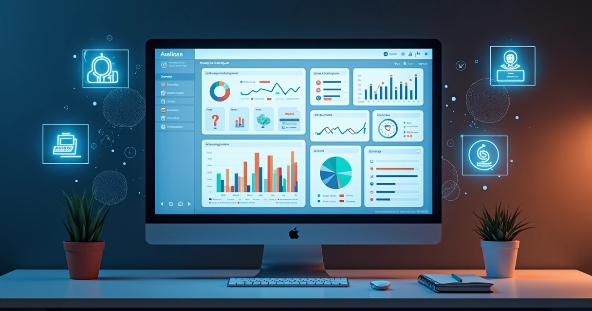 Tela de computador exibindo integração de APIs de boletos bancários 