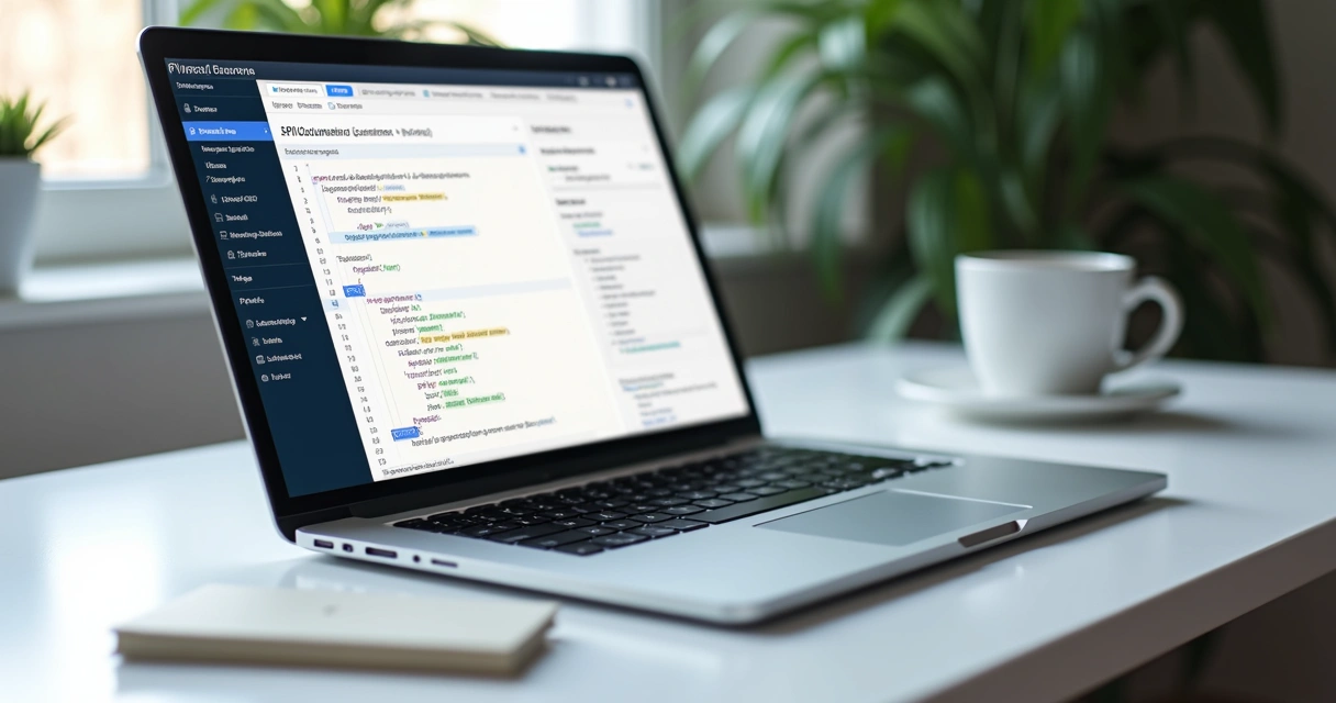 Developer viewing a clear, organized API documentation screen 