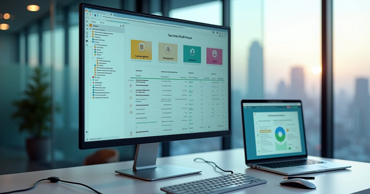 Tela de dashboard com API de emissão de nota fiscal integrada a sistema empresarial 