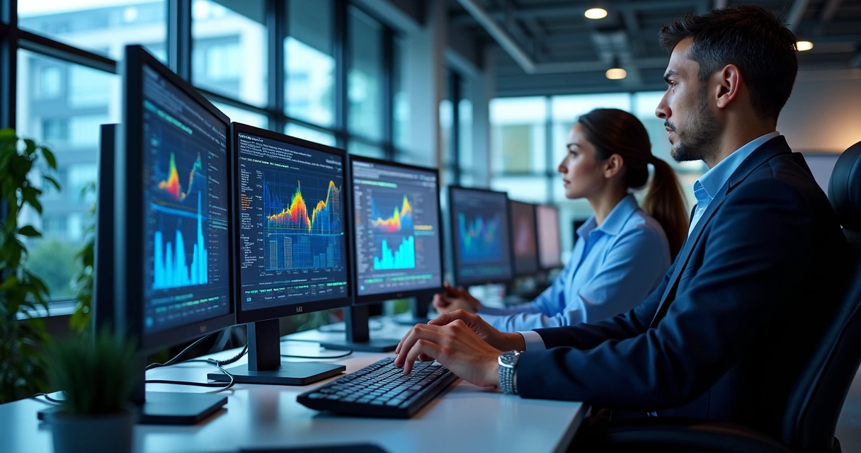 Tela de integração de dados por API com gráficos e conexão entre sistemas 