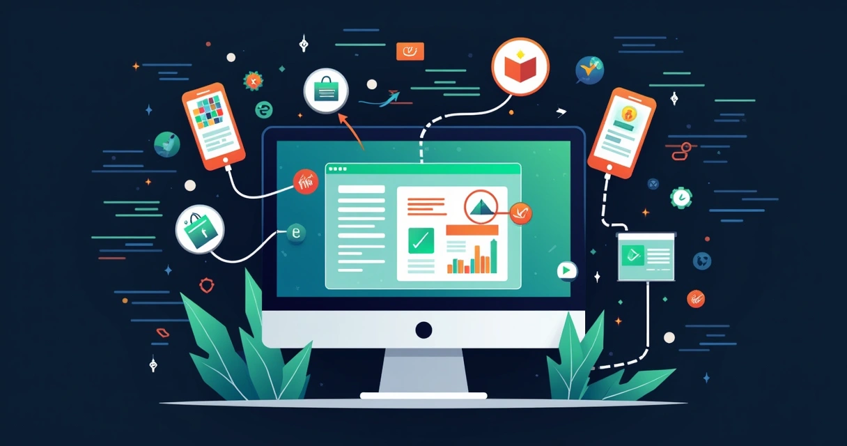 Tela de integração API com loja de dropshipping 