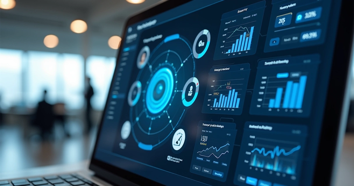 Dashboard de integração de API financeira com gráficos de segurança. 