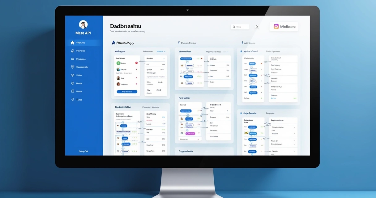Painel de integração da API oficial Meta para WhatsApp