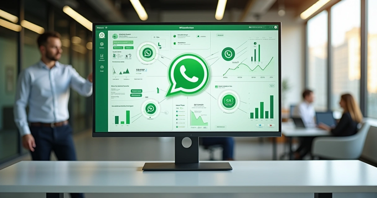 Painel de gestão empresarial com integrações da API Oficial do WhatsApp 