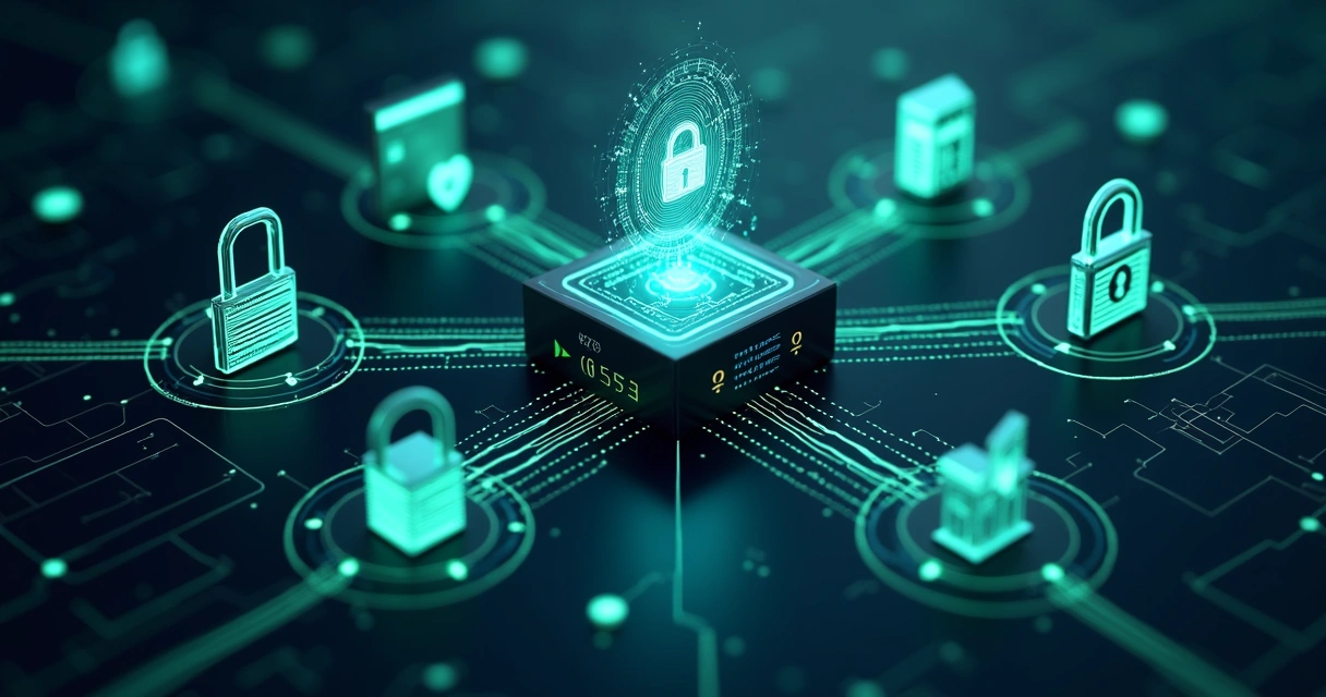 Exibição gráfica de API bancária segura conectando vários serviços financeiros 