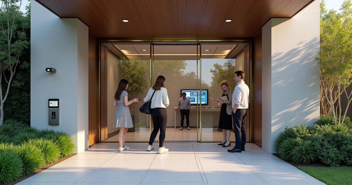 Sistema de controle de acesso em portaria de condomínio 