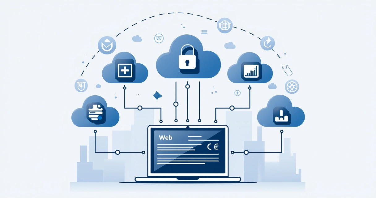 Aplicação digital conectada a diversas APIs e nuvem