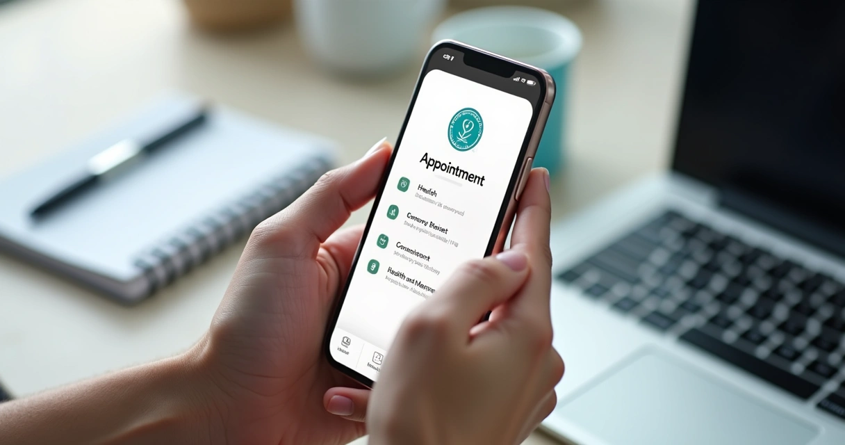 Aplicativo de agendamento customizado com logo de uma empresa 
