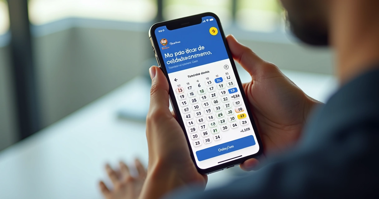 Tela de aplicativo mostrando apostas de Mega-Sena com desdobramento 