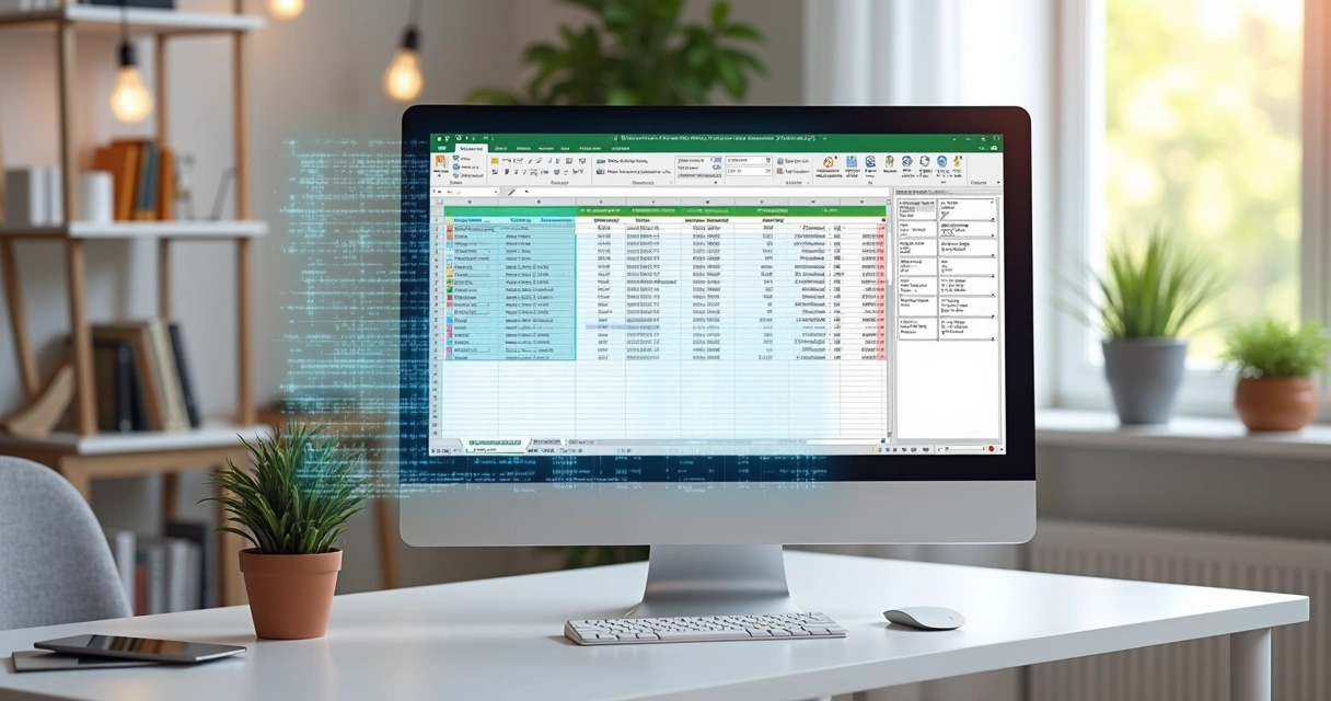 Computador com tela mostrando aplicativo criado no Power Apps conectado a tabela Excel no OneDrive 