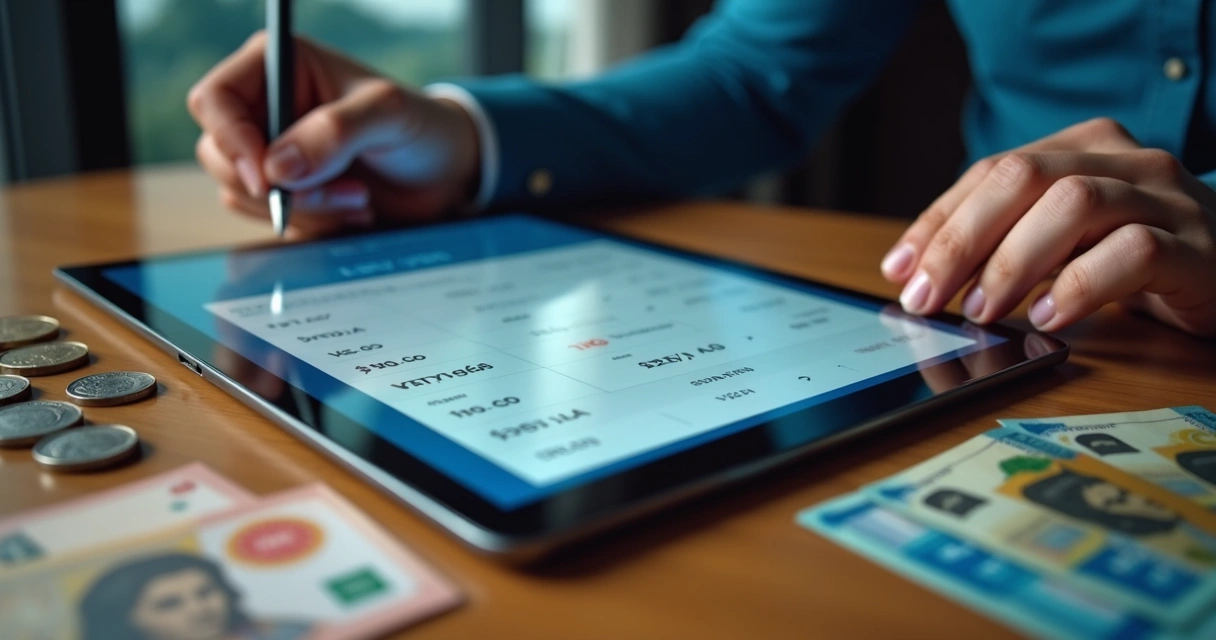 Pessoa fazendo aposta digital em resultados de eventos reais 