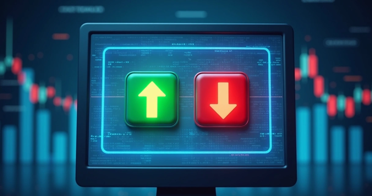 Contrato financeiro mostrando alta e baixa no preço de ativos 