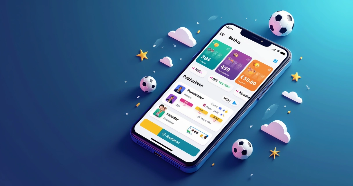 Tela de aplicativo mostrando apostas em esportes, política e clima