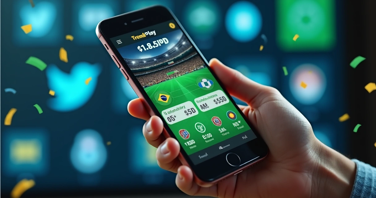 Controle em uma mão, tela mostrando apostas esportivas digitais 