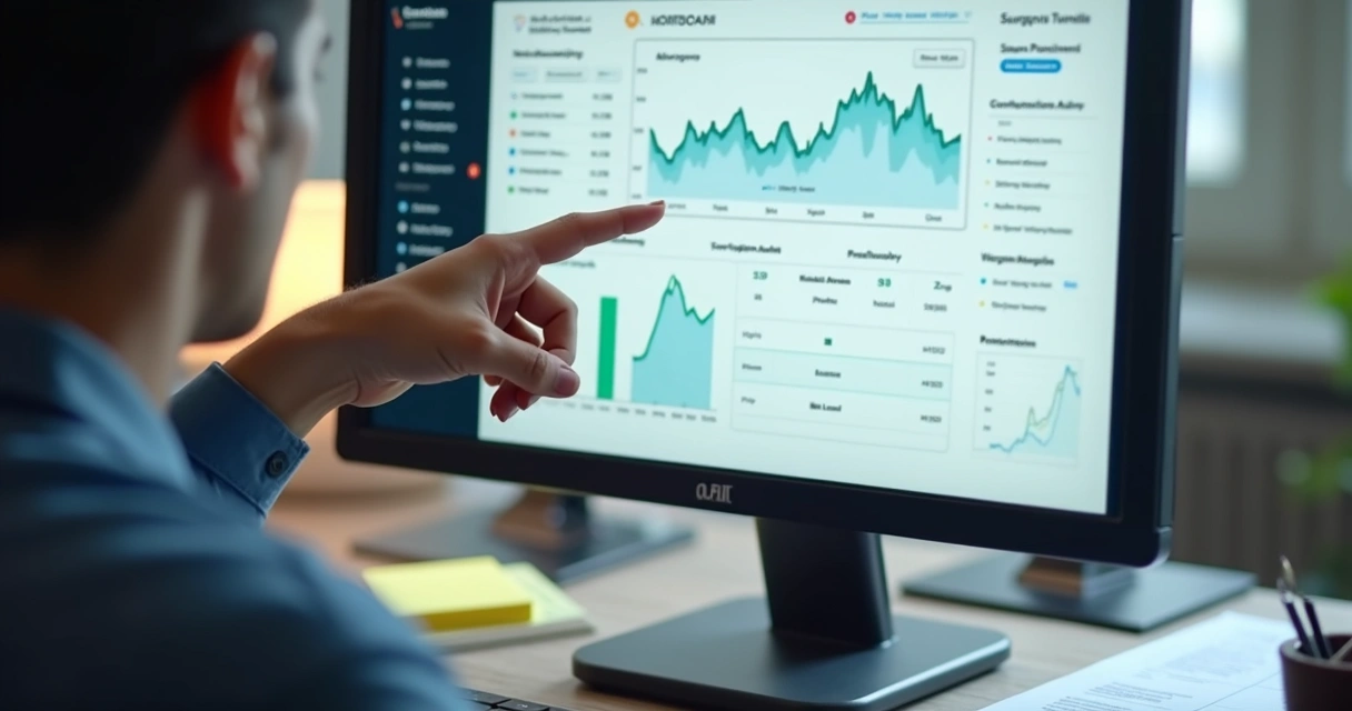 Dashboard com gráficos de apostas e limites em mercado de previsão 