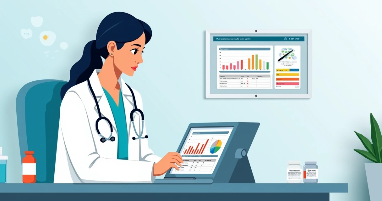 Veterinário usando tablet exibindo ficha anestésica digital em ambiente clínico 