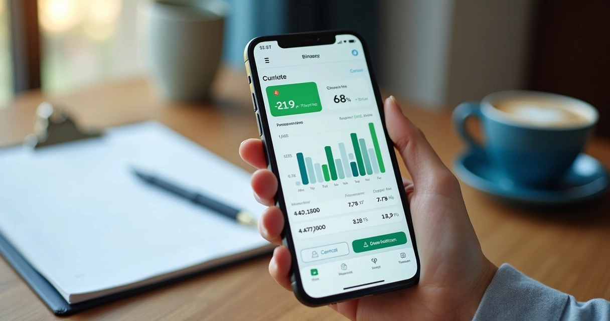 7 fatos sobre Creditas: juros, garantias e se é seguro em 2025 4 Tela de aplicativo financeiro em smartphone mostrando planejamento de parcelas