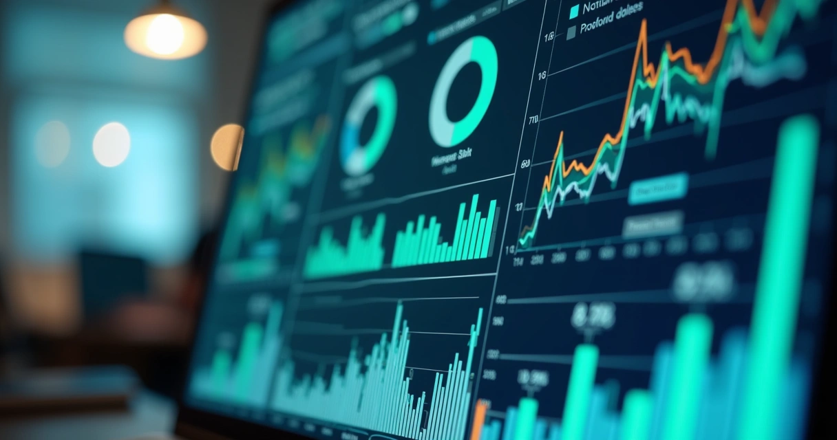 Analytics dashboard showing push notification success metrics. 