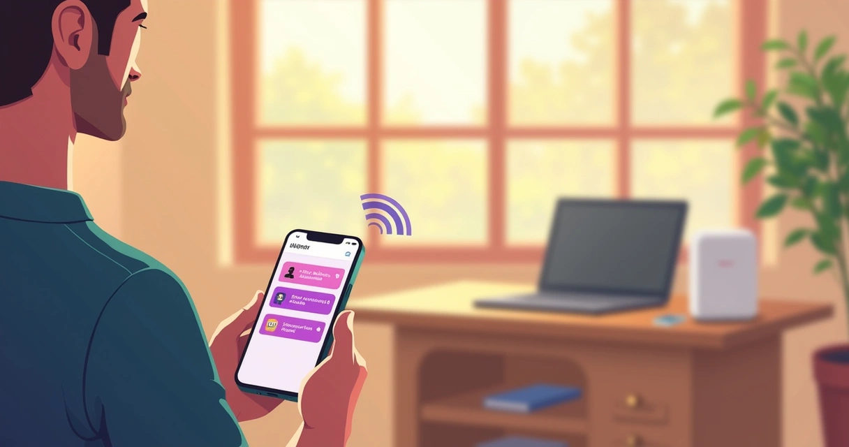 Homem usando aplicativo de pagamento em smartphone