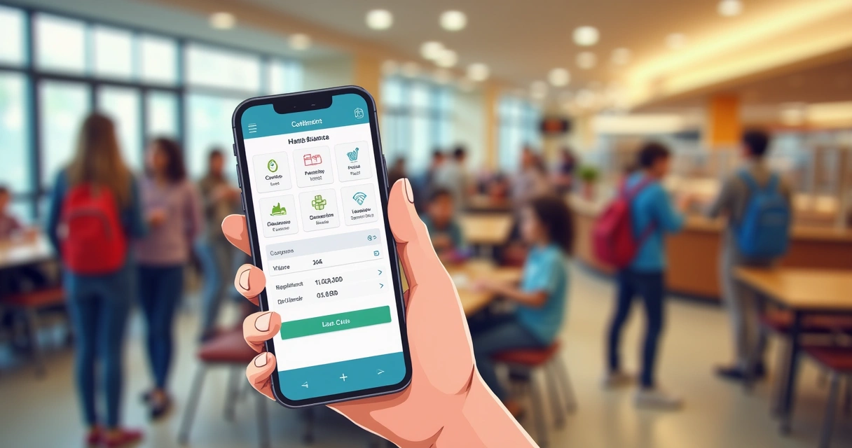 Aplicativo mostra saldo e histórico de compras na cantina escolar 