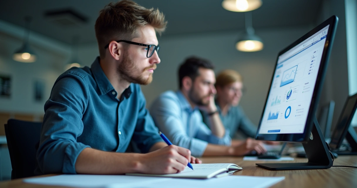 Pessoa aprendendo nova habilidade no trabalho 