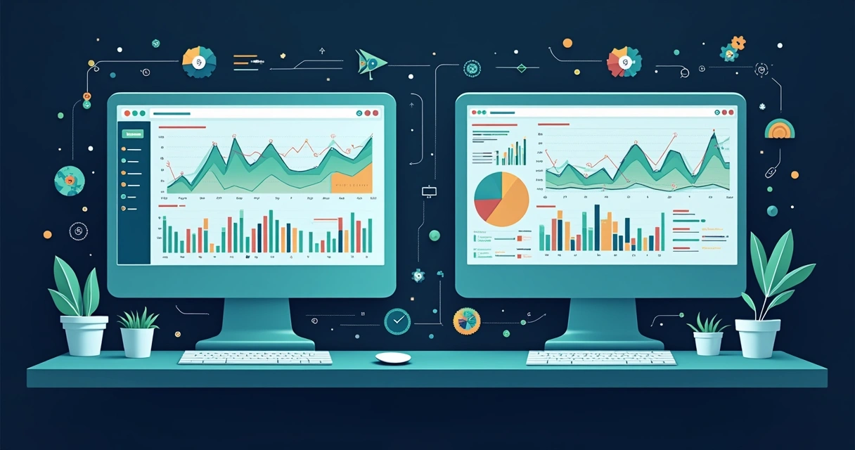 Painel de análise de públicos e pixels de campanhas de anúncios 