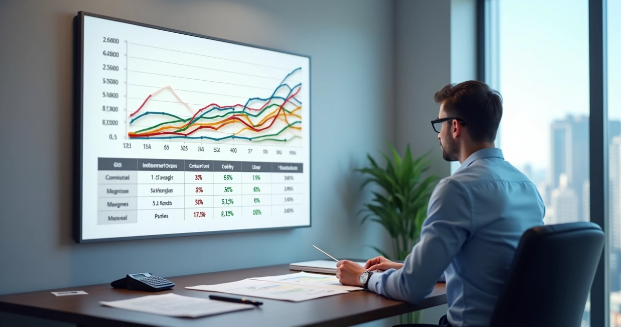 Como apresentar o ROI do programa de parcerias para o CFO Executivo financeiro analisando gráficos de canais de vendas