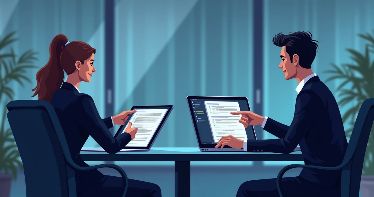 Venda B2B sendo negociada presencialmente e digitalmente 
