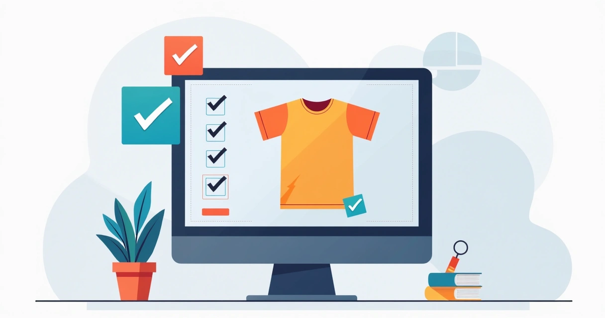 Processo digital de aprovação de layout para estampa em camiseta 