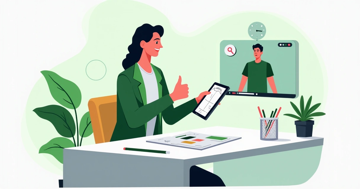 Cliente aprovando mockup de camiseta personalizada em tablet