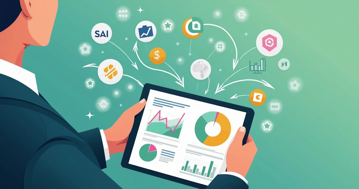 Empreendedor analisando gráficos de aquisição digital
