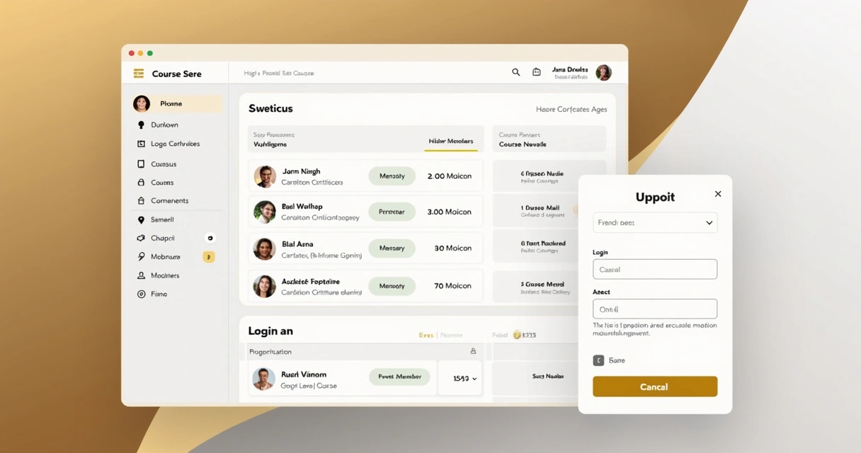 Área de membros exclusiva para cursos online, com certificado digital