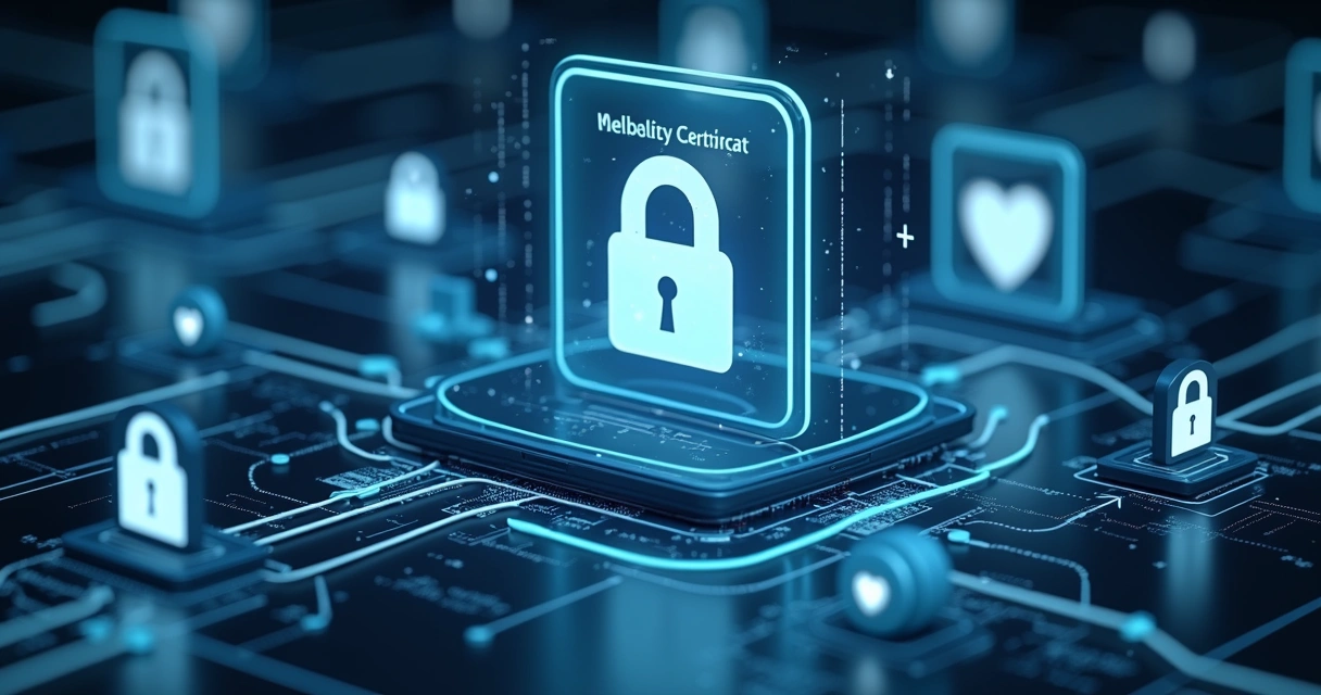 Representação gráfica de armazenamento seguro do certificado digital em servidores