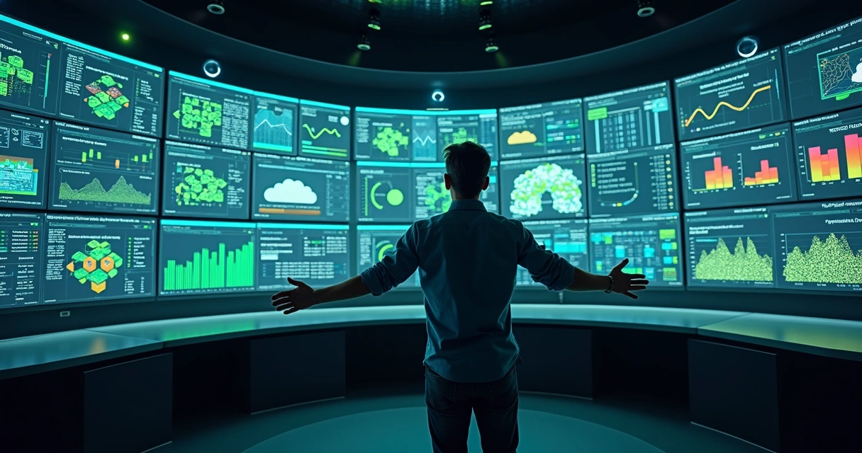 Gestor de TI avaliando arquitetura cloud complexa com partes ociosas 