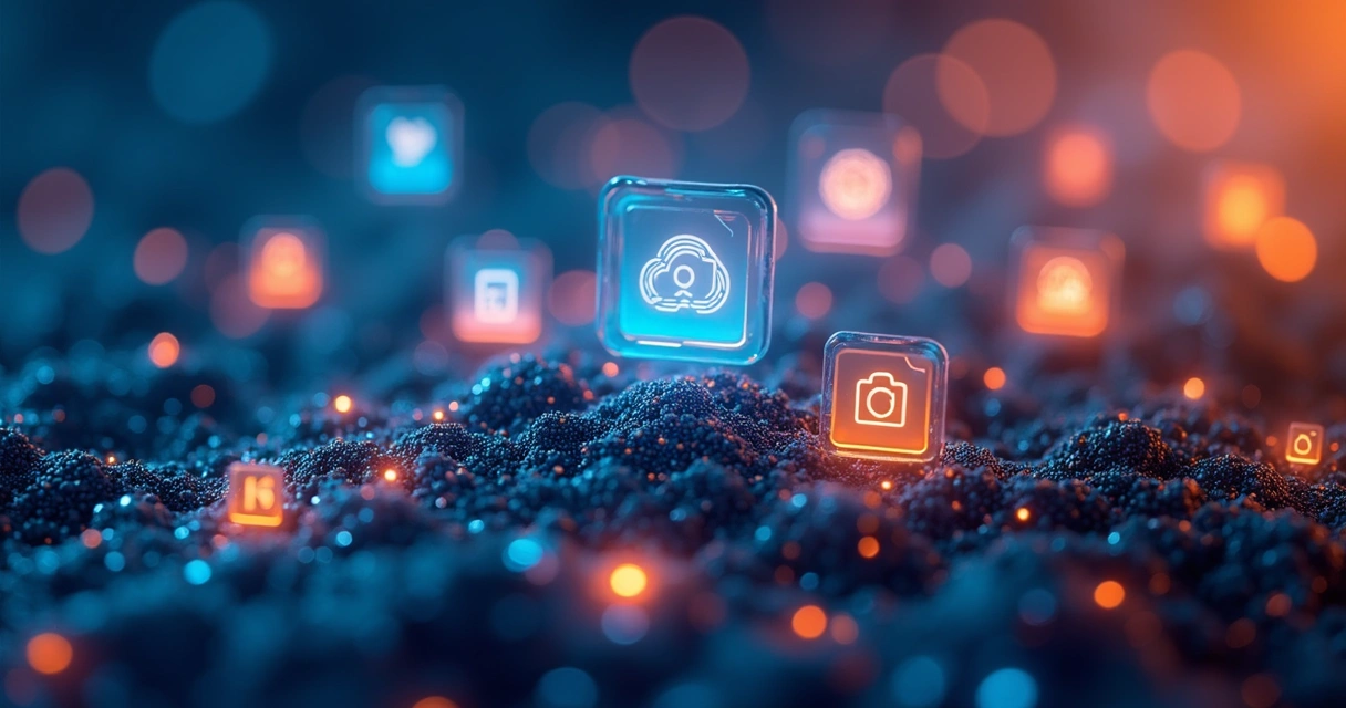 Fluxo visual de funções serverless integrando sistemas de diferentes setores 