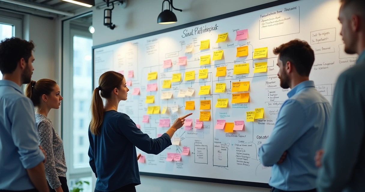 Diagrama mostrando arquitetura intuitiva de site 