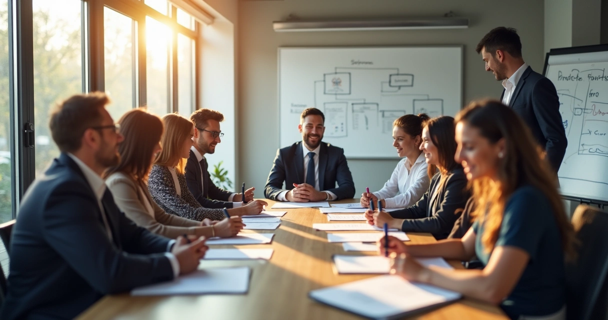 Pessoas reunidas assinando documentos de fundação de associação 