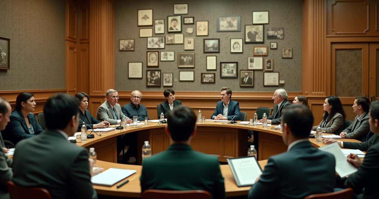 Reunião pública com pessoas debatendo memória e direitos
