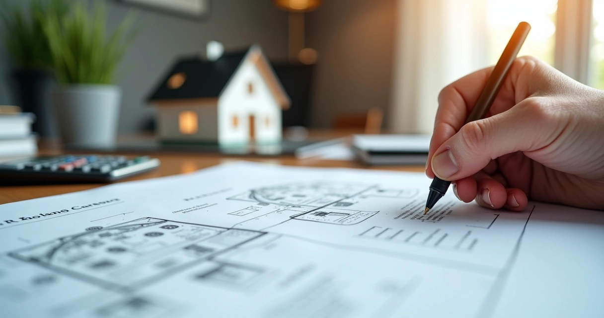 Cliente assinando contrato de financiamento imobiliário 