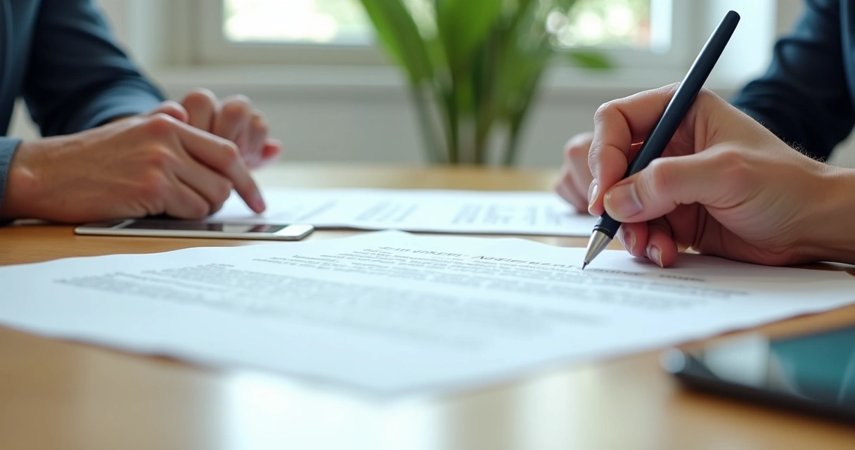 Assinatura de contrato de locação residencial 