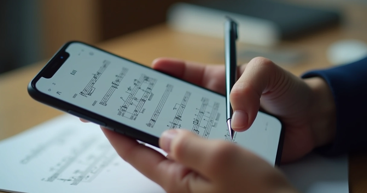 Pessoa assinando contrato digital no celular 