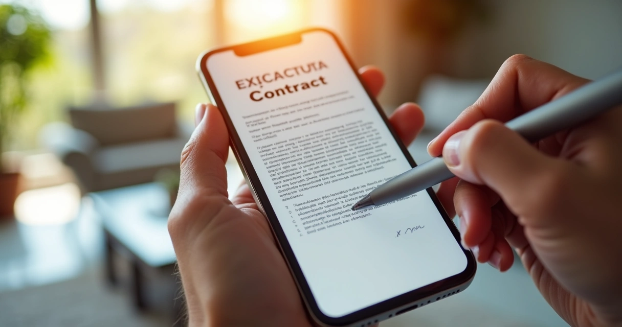 Assinatura digital de contrato de aluguel residencial 