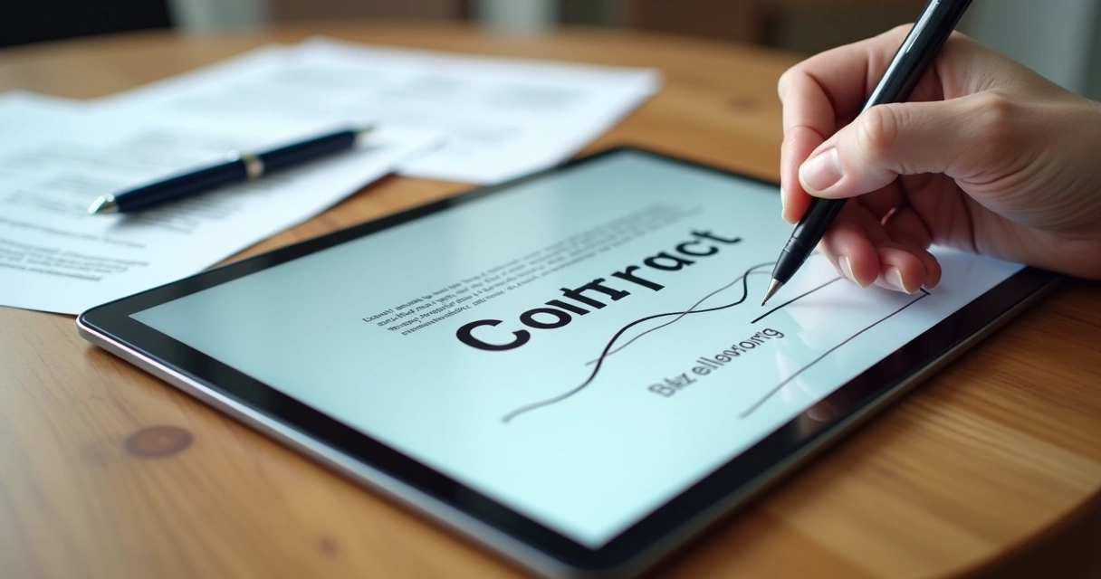 Assinatura digital de contrato de aluguel de imóvel 