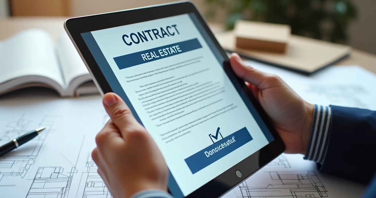 Assinatura eletrônica em contrato imobiliário digital 