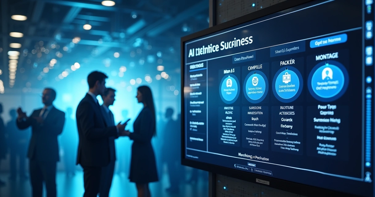 Painel ilustrativo de opções de assinatura mensal de IA para empresas 