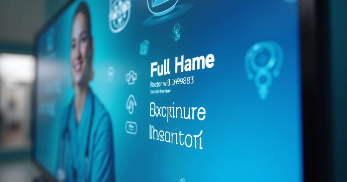 Assinatura de profissional médico em publicidade online 